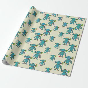 Alien Geschenkpapier