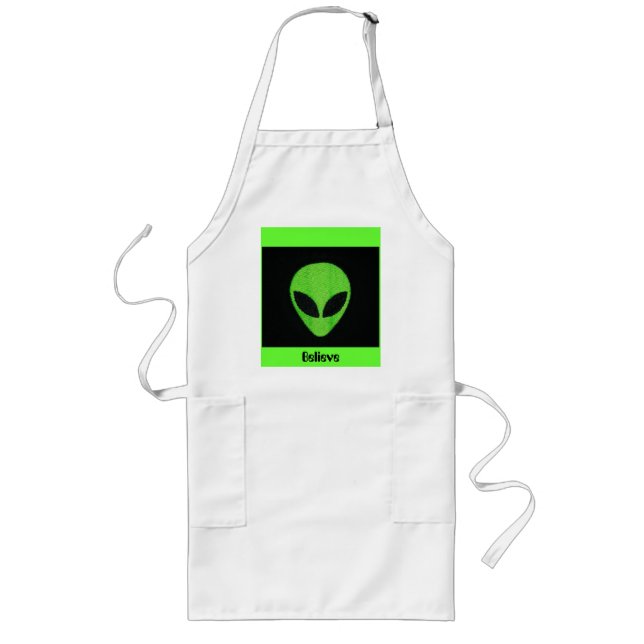 Alien Gesicht, Glaube - Schürze (Vorne)