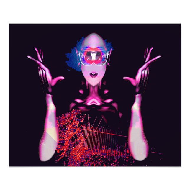 Alien Ghost Fotodruck (Vorne)