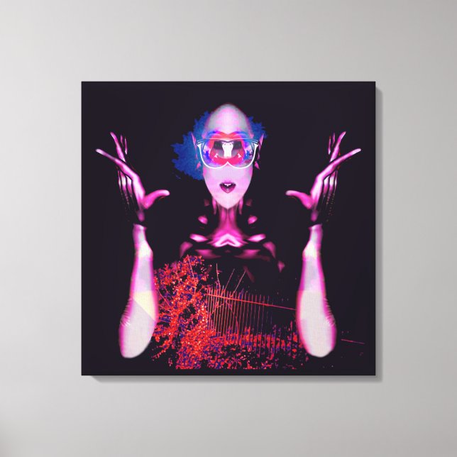 Alien Ghost Leinwanddruck (Vorderseite)