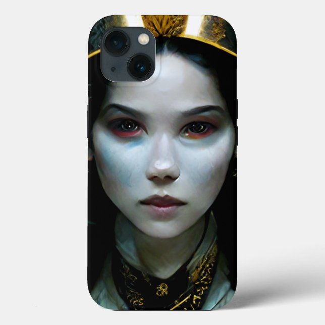 Alien Girl 2 Science Fiction Case-Mate iPhone Hülle (Rückseite)