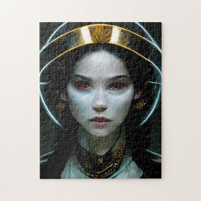 Alien Girl 2 Science Fiction Puzzle (Vertikal)