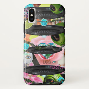 Alien Girl Aesthetic Collage iPhone Case   2RareCo