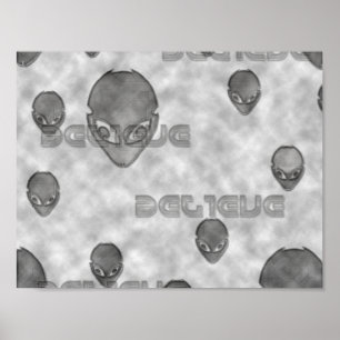 Alien glaubt poster