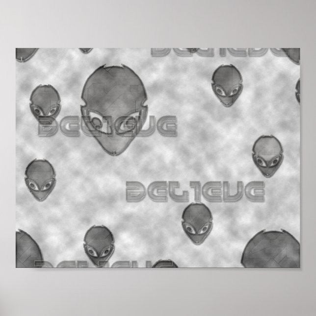 Alien glaubt poster (Vorne)