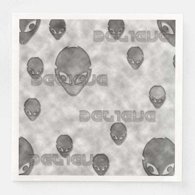 Alien glaubt serviette (Vorderseite)