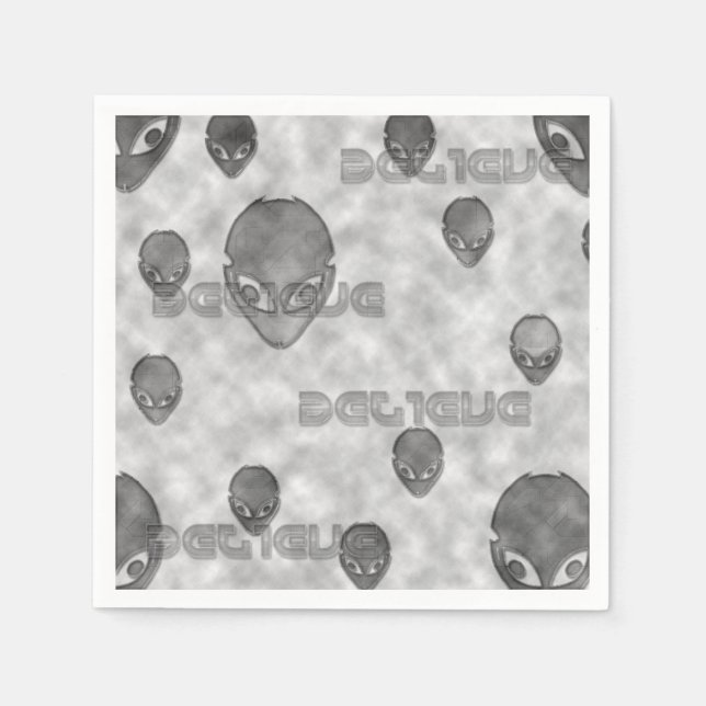 Alien glaubt serviette (Vorderseite)