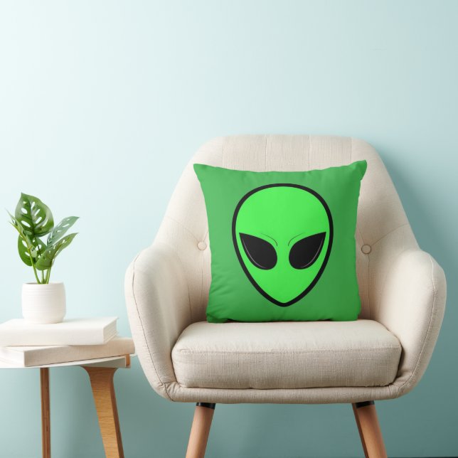 Alien Glow 16x16 Throw Kissen (Stuhl )