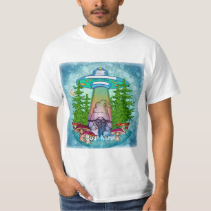 Alien Gnome Abduction T - Shirt