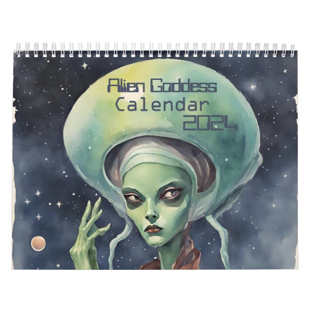 Alien Göttin Kalender (Titelbild)