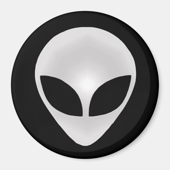 Alien Gray Head Magnet (Vorne)