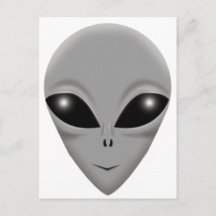 Alien Gray Postkarte