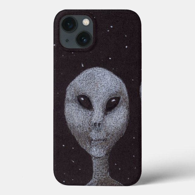 Alien Grays Case-Mate iPhone Hülle (Rückseite)