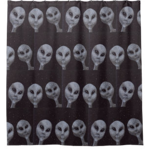 Alien Grays Duschvorhang