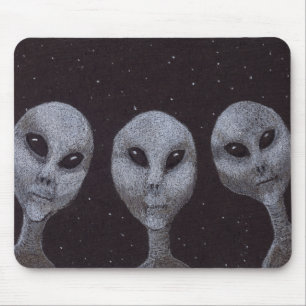 Alien Grays Mousepad