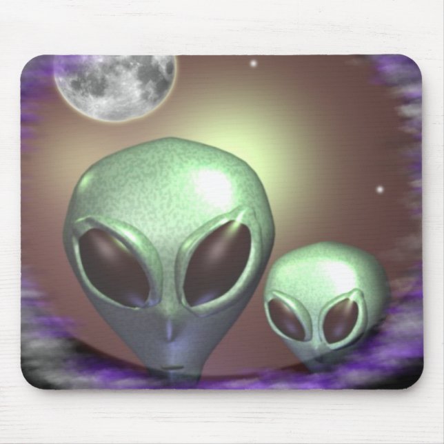 Alien grays mousepad (Vorne)