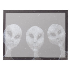 Alien Grays Notizblock