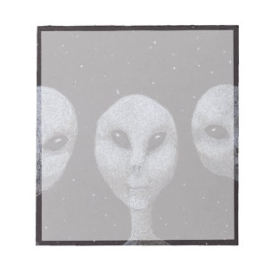 Alien Grays Notizblock