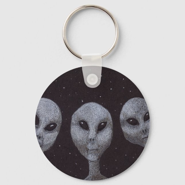 Alien Grays Schlüsselanhänger (Vorderseite)