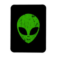 Alien Green Head ufo Science Fiction Extraterrestl
