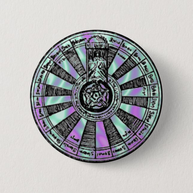 Alien Green, King Arthur-Knights Table Button (Vorderseite)
