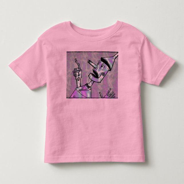 Alien Green, Tin Man Toddler's Shirt (Vorderseite)