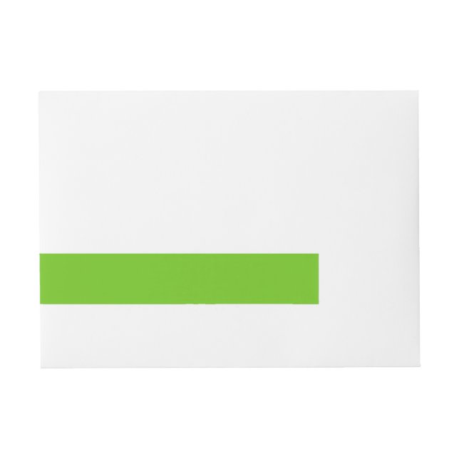 Alien Green Wraparound Address Label (Vorderseite)