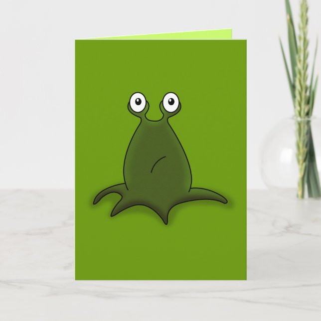 Alien Greeting Card Karte (Vorderseite)