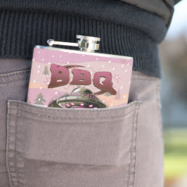 Alien GRILLEN Cow Abduction Joke Flachmann