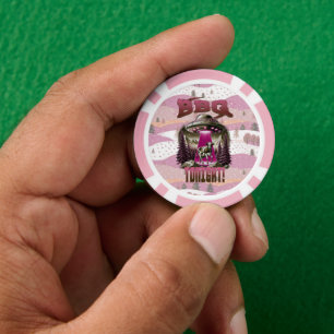 Alien GRILLEN Cow Abduction Joke Pokerchips