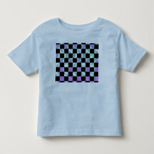 Alien Grün Karomuster Kleinkind-Shirt Kleinkind T-shirt