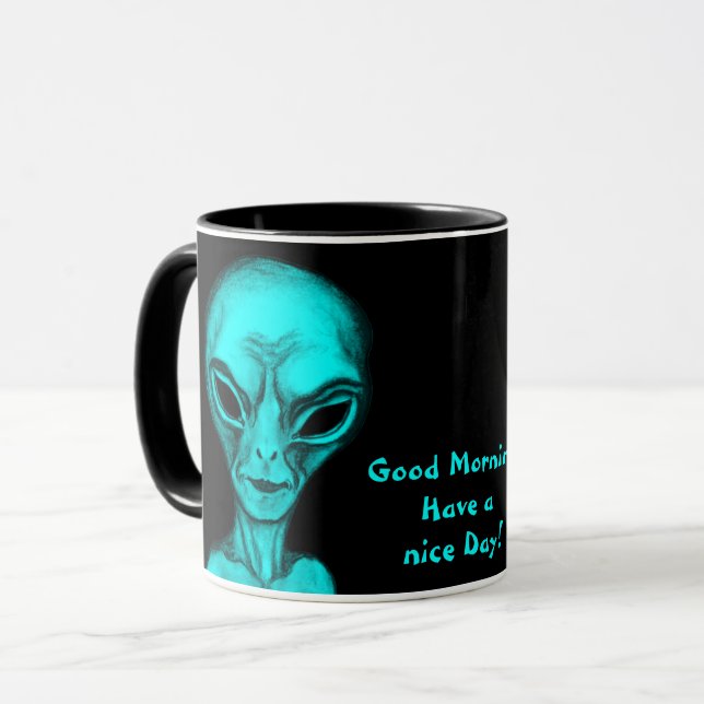 Alien, Guten Morgen Tasse (Vorderseite Links)