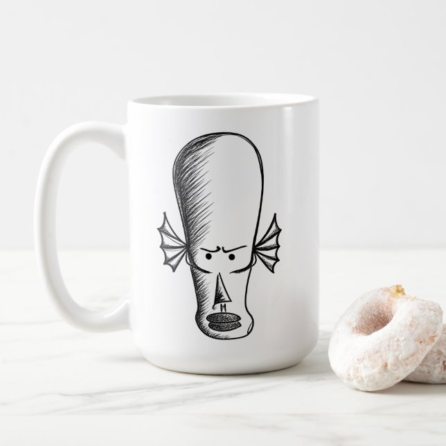 Alien guy kaffeetasse (Mit Donut)