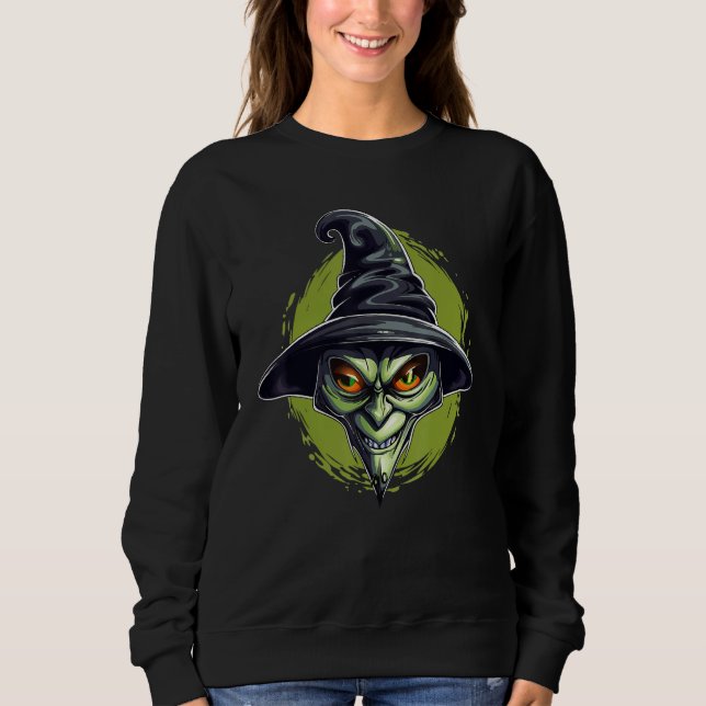 Alien Halloween Trick Or Treat Extraterrestrial Al Sweatshirt (Vorderseite)