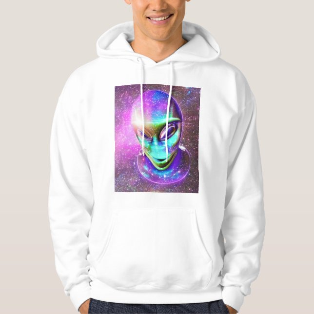 Alien Head 3D Hoodie (Vorderseite)