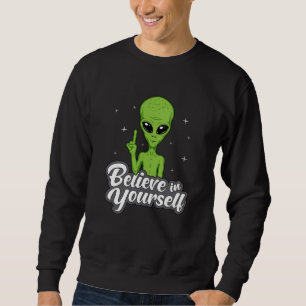Alien Head Area 51 Ufo Außerirdischen Weltraumwitz Sweatshirt