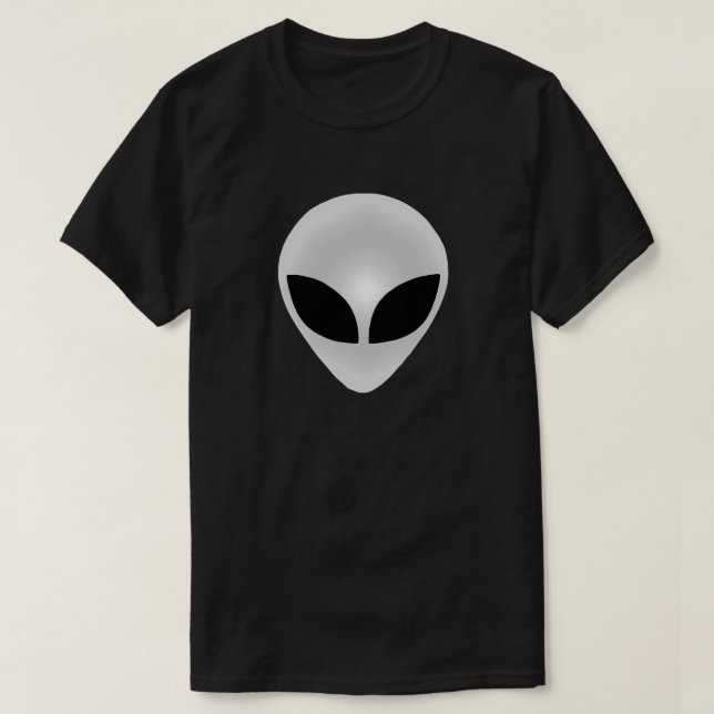 Alien Head Dark T - Shirt (Design vorne)