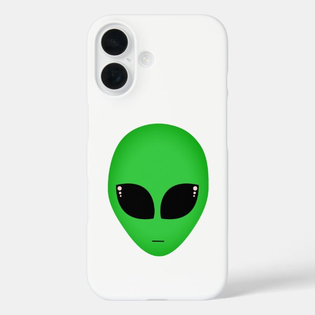 Alien Head Extratresstrial Out Space Case-Mate iPhone Hülle (Rückseite)