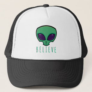 Alien Head glauben Truckerkappe