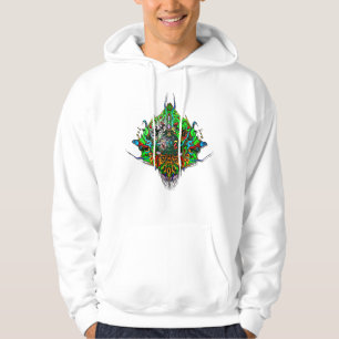 Alien Head - grün Hoodie