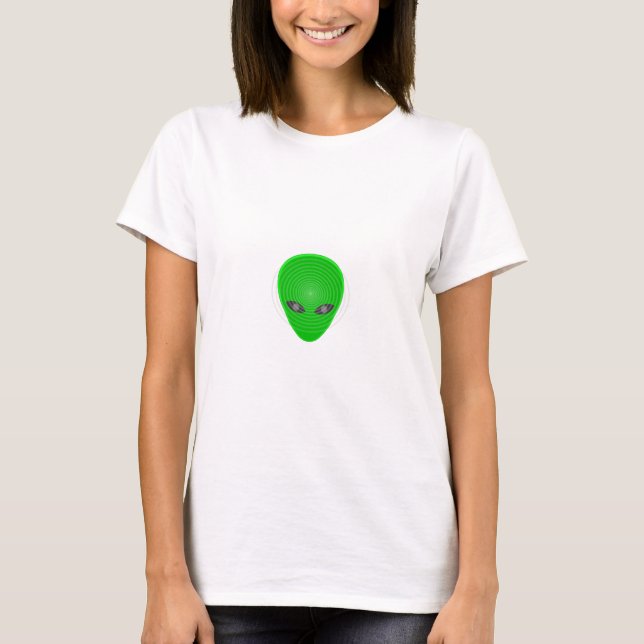 Alien Head Mind Kontrolle T-Shirt (Vorderseite)
