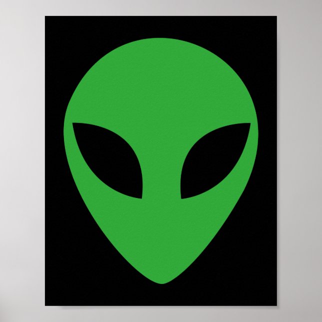 Alien Head Poster (Vorne)
