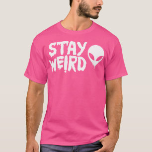 Alien Head Shirt - Bleibe komischer Trippy Ufo