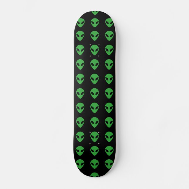 Alien Head Skateboard (Vorderseite)