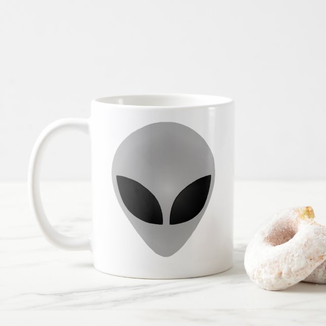 Alien Head Tasse (Mit Donut)