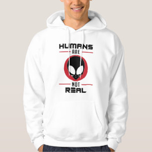 Alien Head Ufo Außerirdischen Bereich 51 Gewitzte Hoodie