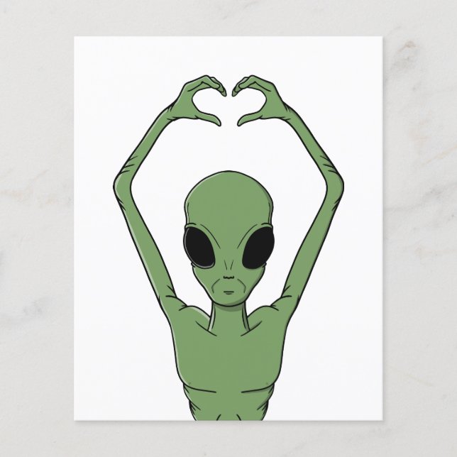 Alien Heart Pose Flyer (Vorne)