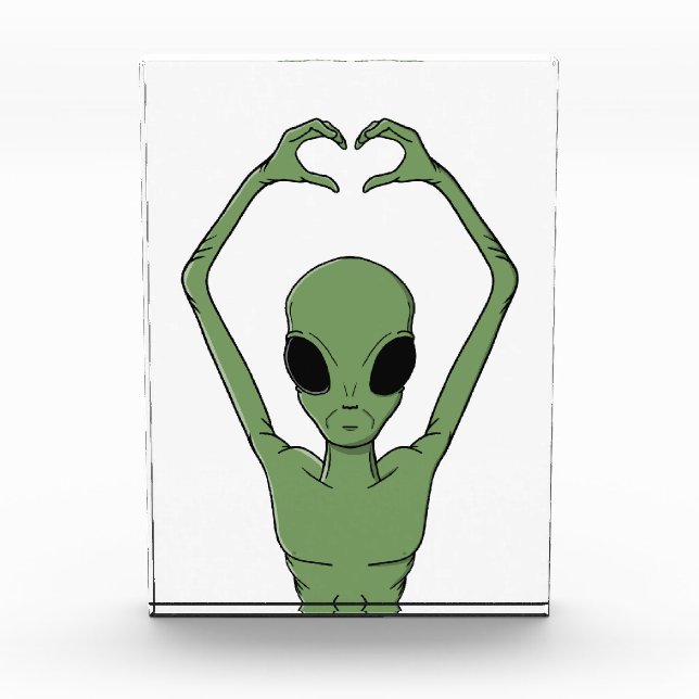 Alien Heart Pose Fotoblock (Vorderseite)