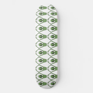 Alien-Herz-Pose Skateboard