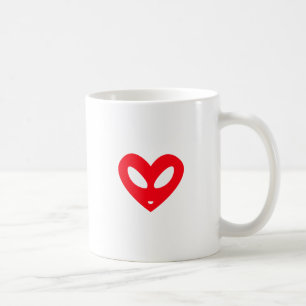 Alien-Herz Tasse